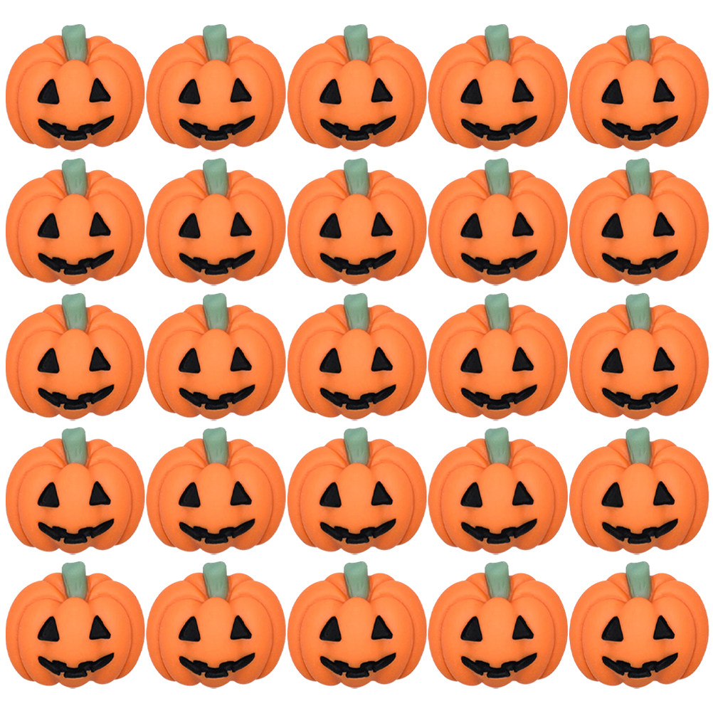 Embellish Craft - 50Pcs Mini Resin Pumpkin Charms Tiny