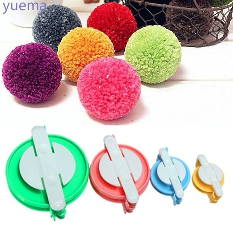 8PCS 4 Sizes Fluff Ball Weaver - Pom Pom Maker Tool review and price