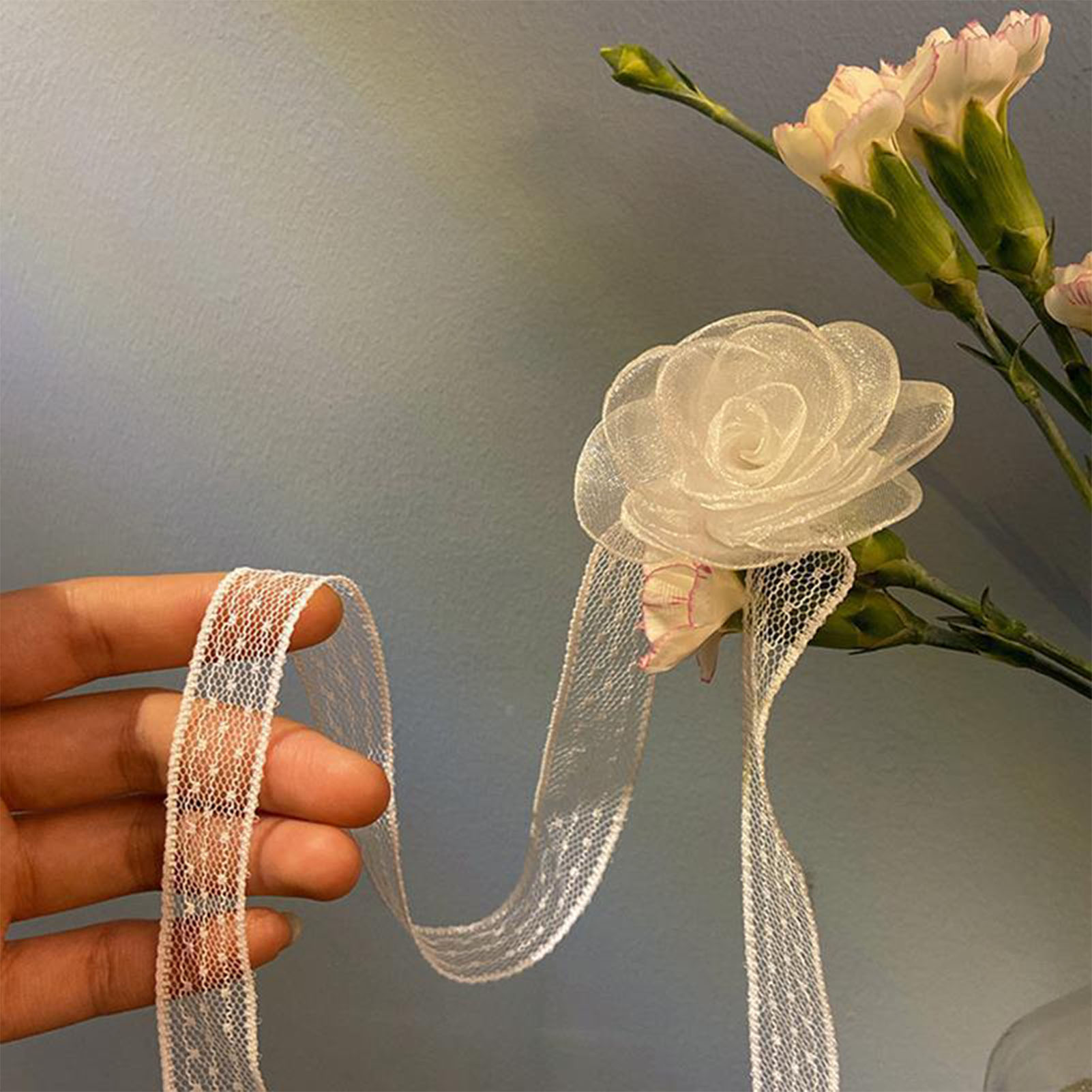 Lace Ribbon Tie Headband With  - Lace Ribbon Trim review and price