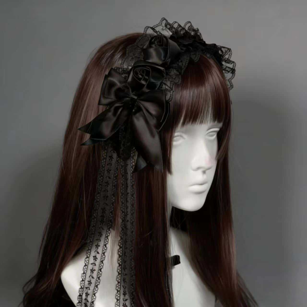 Gothic Lolita Lace Headbands f - Tassel Fringe Trim review and price