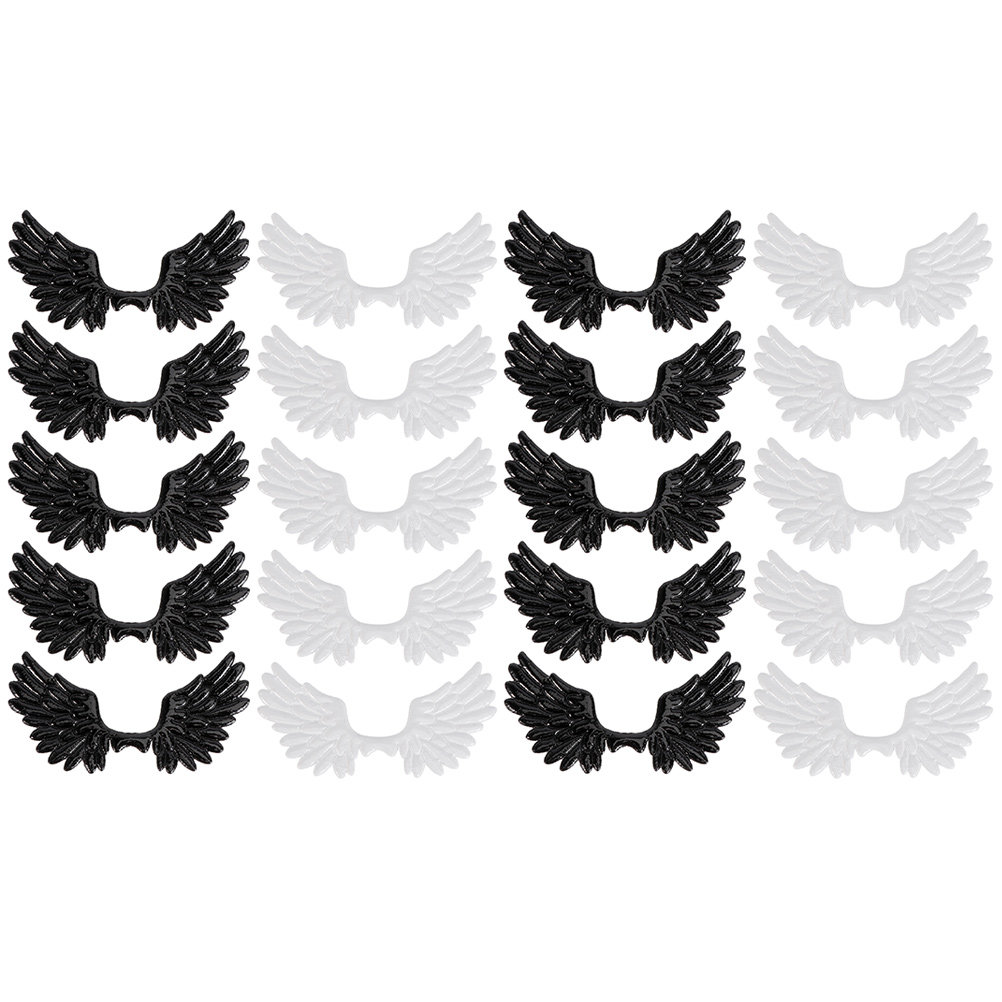 20Pcs Angle Wing Appliques Bat - Embellishment Glue Craft review and price