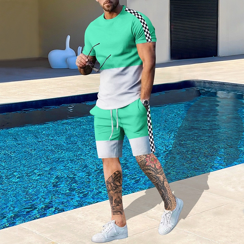 Men's Pattern Color Blocked 2- - Embellish Knit review and price