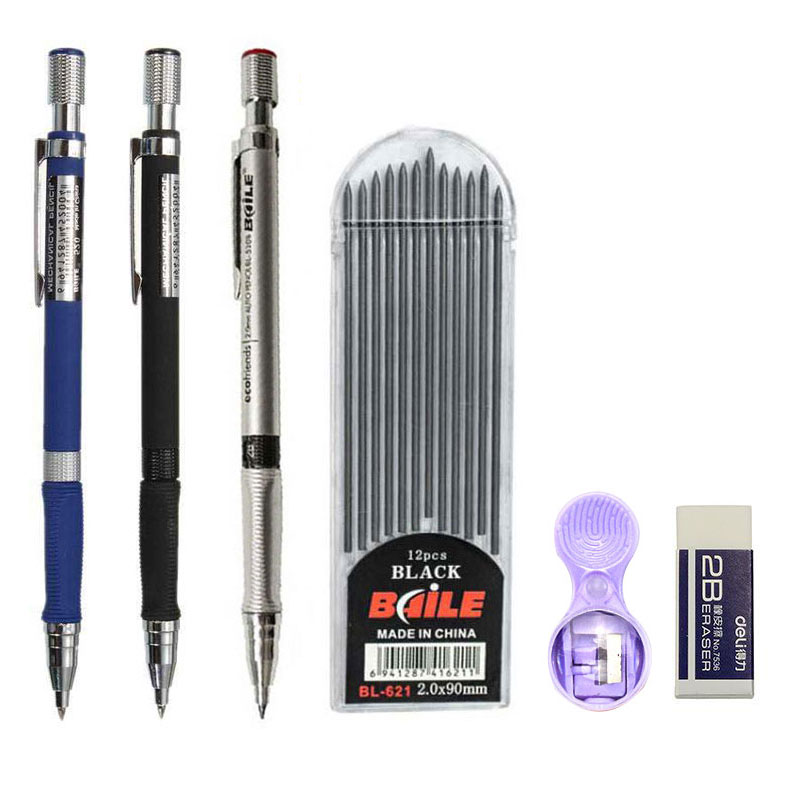 2.0mm Mechanical Pencil Set 2B - Staedtler Pencil Lumocolor review and price