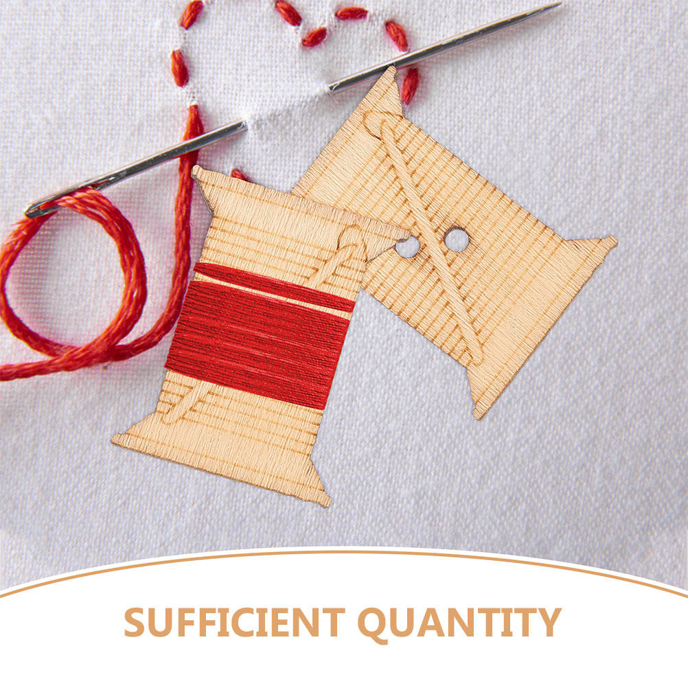 100Pcs Wooden Embroidery Floss - Embroidery Craft review and price