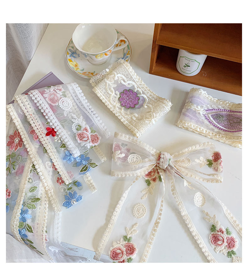 1 Yard Lace Embroidery Flower  - Lace Ribbon Trim review and price