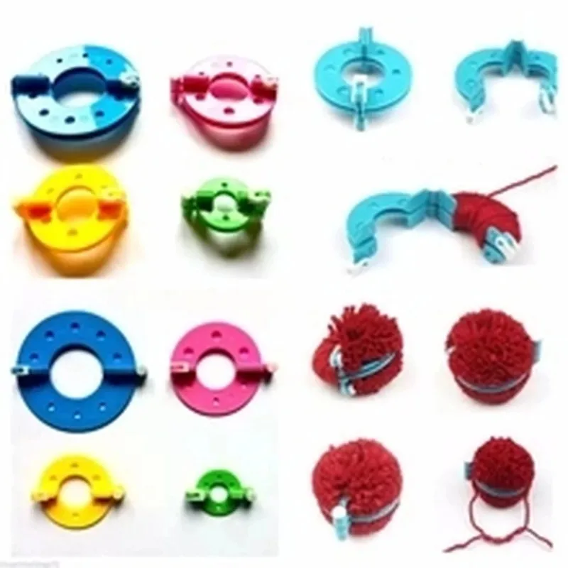 8PCS 4Sizes Fluff Ball Weaver  - Pom Pom Maker Tool review and price