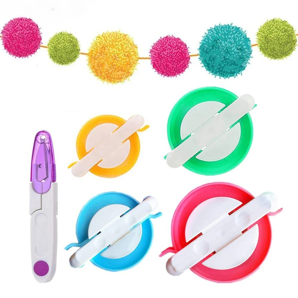 4-Size Pom Pom Maker Kit with  - Pom Pom Maker Tool review and price