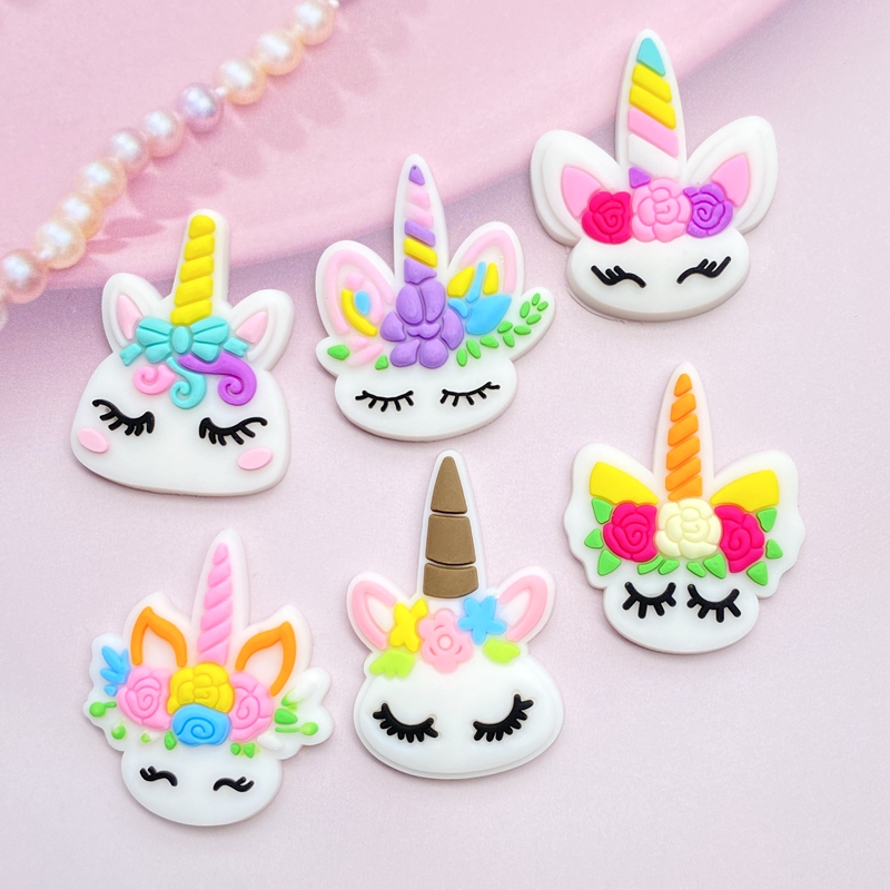 12pcs Cute Mini Unicorn head P - Embellishment Glue Craft review and price