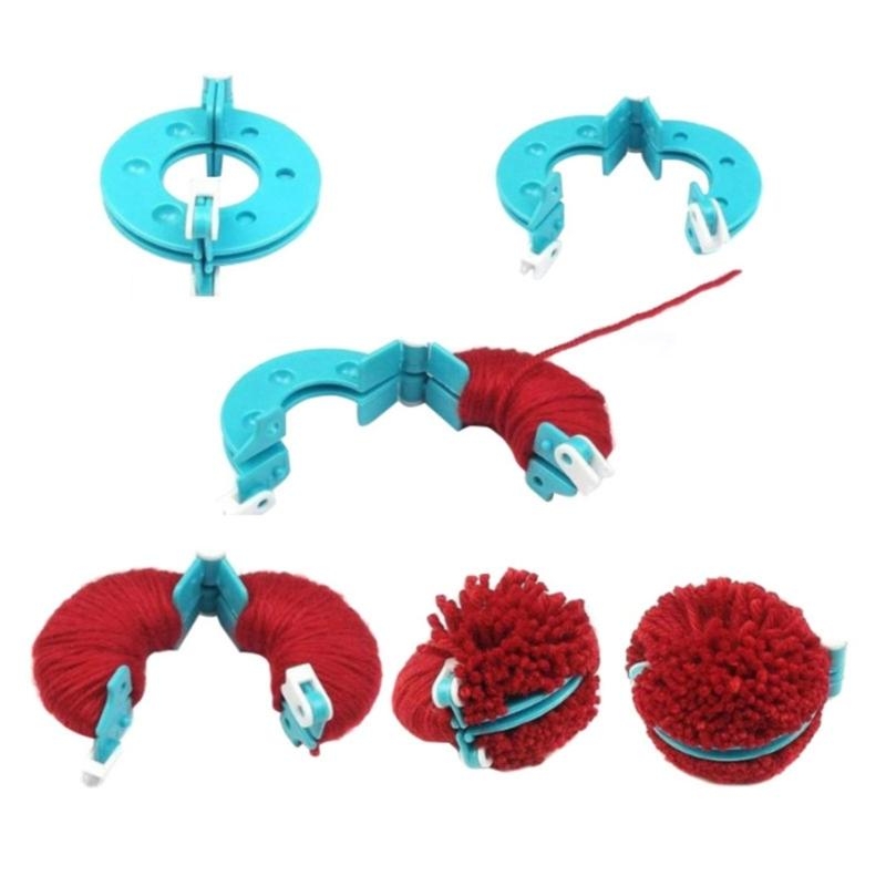L43A 4Pcs DIY Wool Yarn Knitti - Pom Pom Maker Tool review and price
